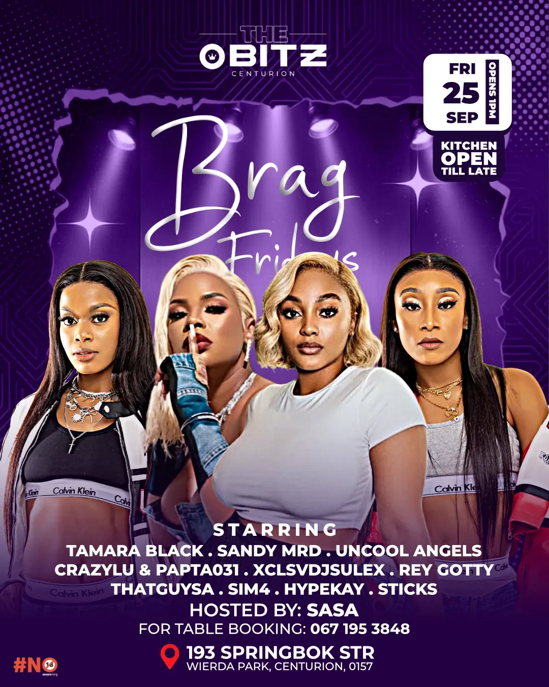 Brag Fridays Event Poster
