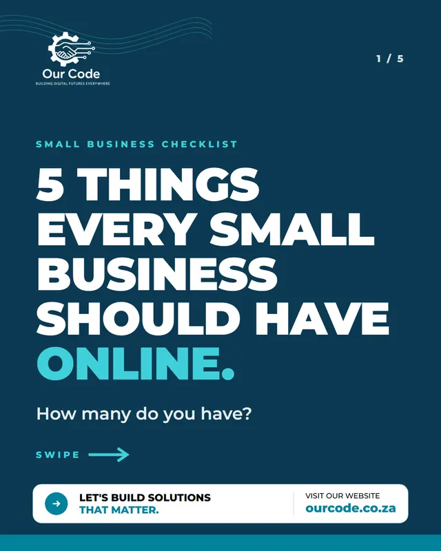 5 Things Every Small Business Should Have Online