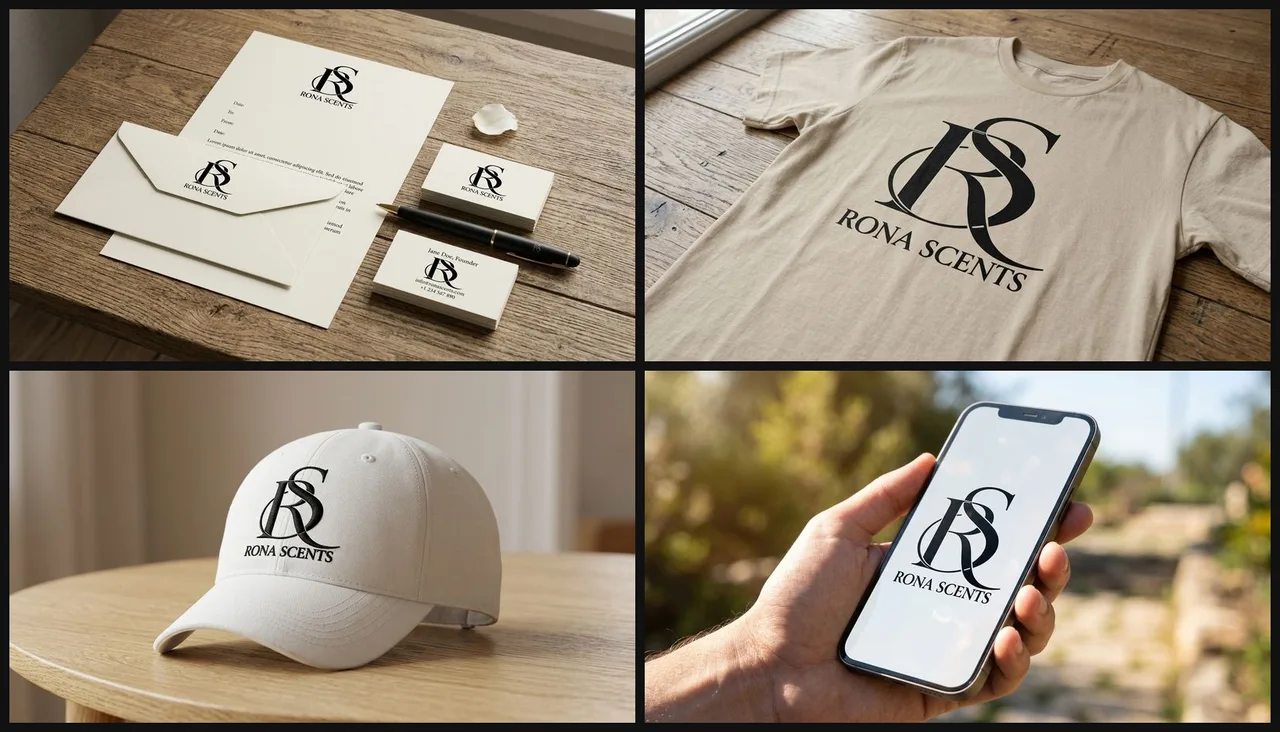 Rona Scents Brand Identity Rollout