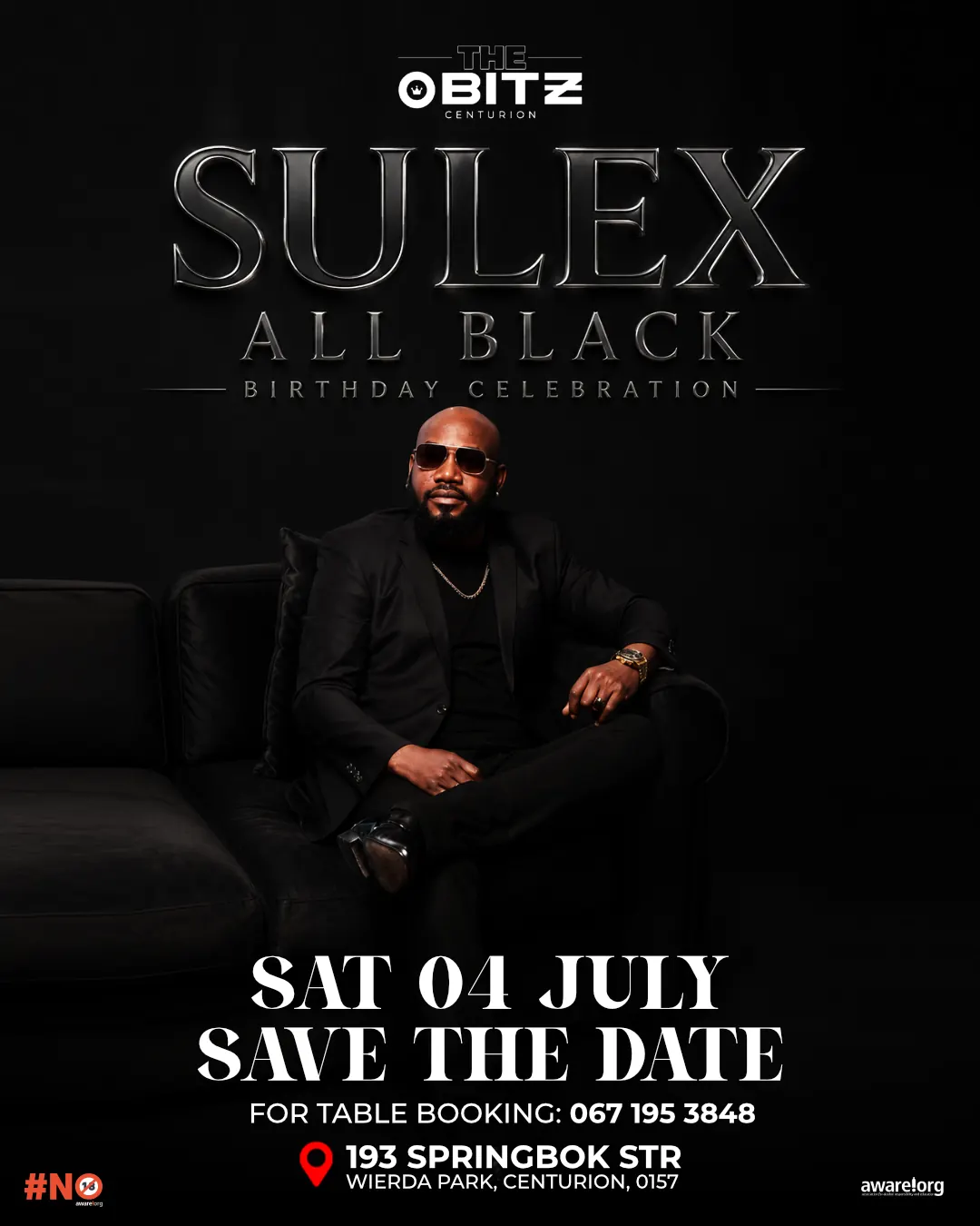 Sulex All Black Birthday Celebration